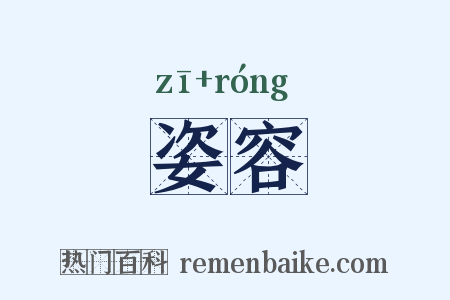 姿容是什么意思的图片